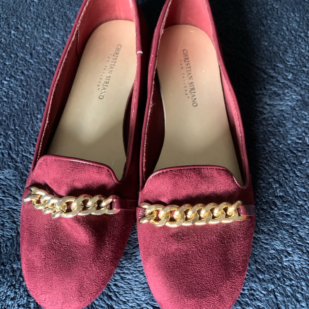 Christian Siriano Women's Burgundy Loafers